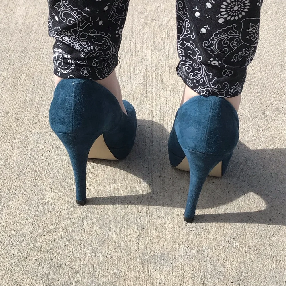 Helén Billkrantz Suede Leather Heels